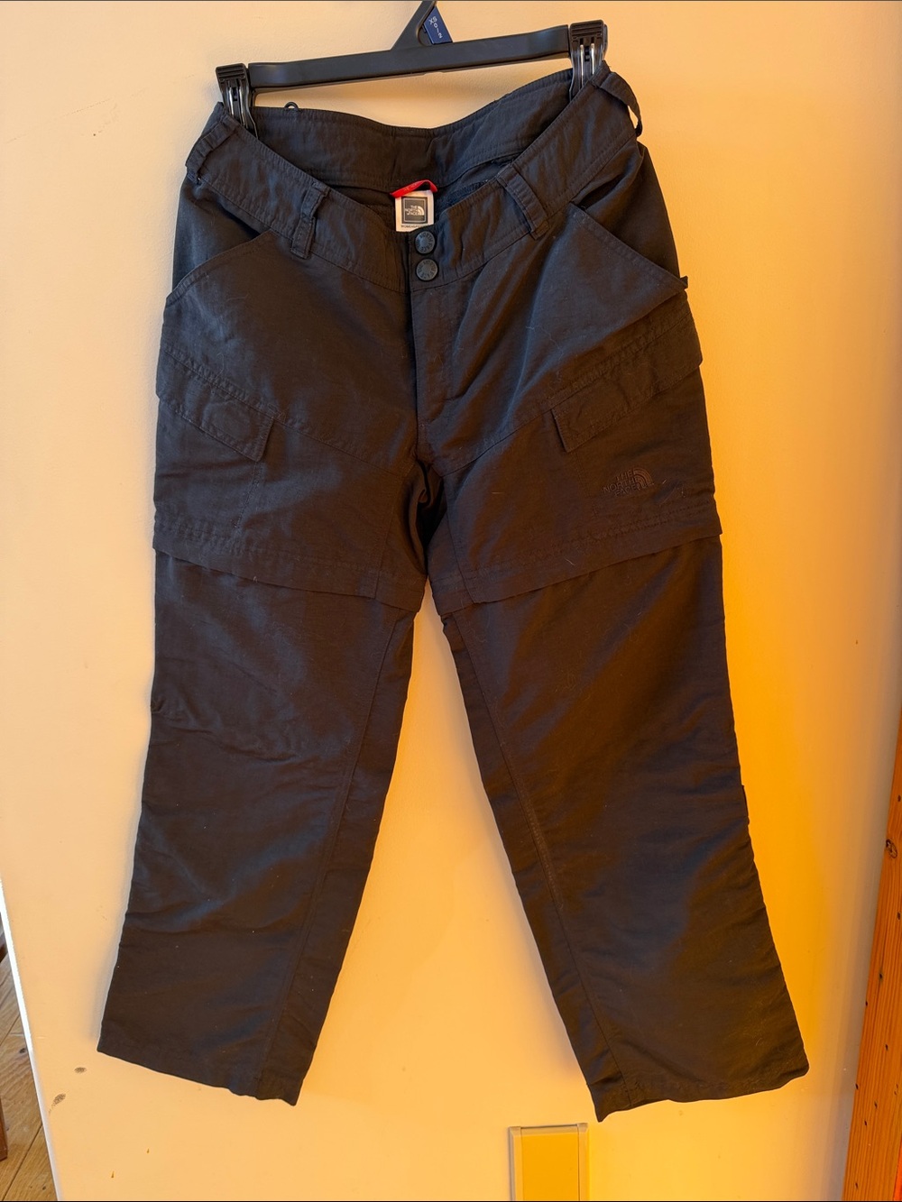 The North Face Black Zip-Off Cargo Pants